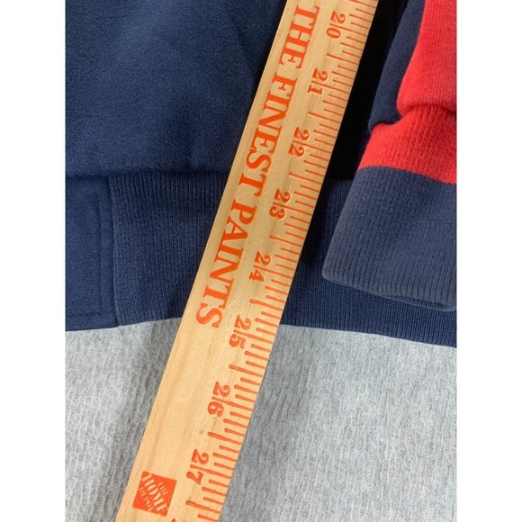 Boston Red Sox Cotton Blend Full Zip‎ Dugout Baseball Jacket (Men's Medium) Blue - Picture 7 of 13